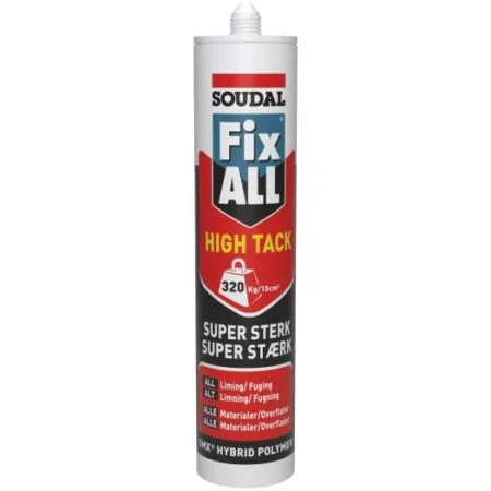 Soudal Fix ALL High tack assembly adhesive. High tack